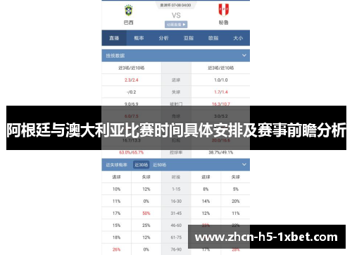 阿根廷与澳大利亚比赛时间具体安排及赛事前瞻分析